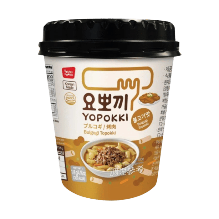 YOPOKKI Ricecake Cup Bulgogi 120G